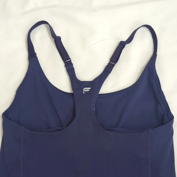Fabletics On-The-Go Built-In Bra Tank, Color Deep Cobalt Size XS - Picture 12 of 15